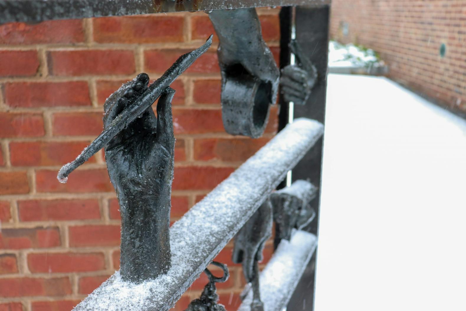 Photo Essay Statues Spring 2021 Fine Arts Hands