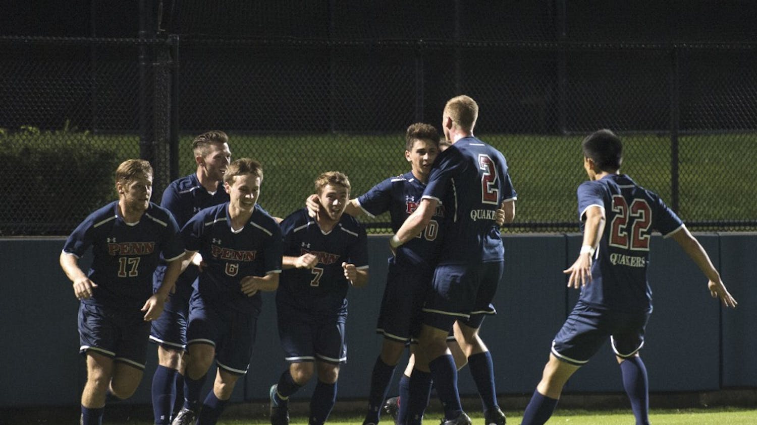 For the fifteenth straight season, Penn men's soccer was recognized by the National Soccer coaches Association of America for their academic strength. Their team G.P.A. last year was 3.03.