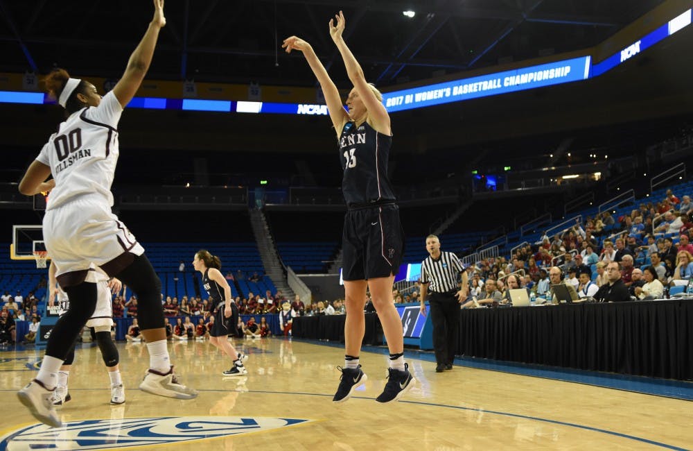 Despite a heroic 20-point effort in her final collegiate game, senior center Sydney Stipanovich wasn't able to secure her first-ever NCAA Tourney win — a sign that Penn women's basketball isn't quite where it wants to be.