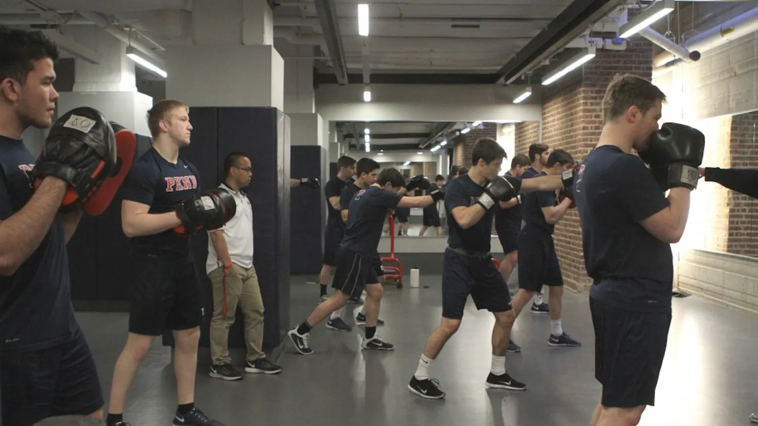 The strength and conditioning program at Penn started implementing Muay Thai kickboxing into its weight lifting regimen this year with teams like Penn wrestling.