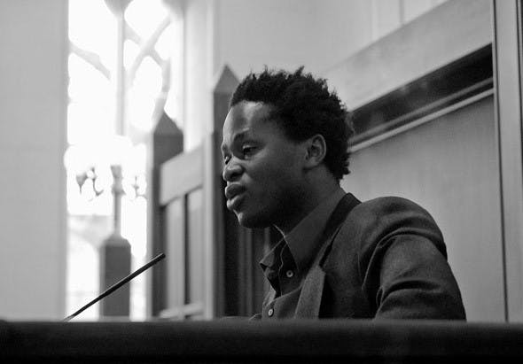 Former Sierra Leone soldier speaks at Penn
