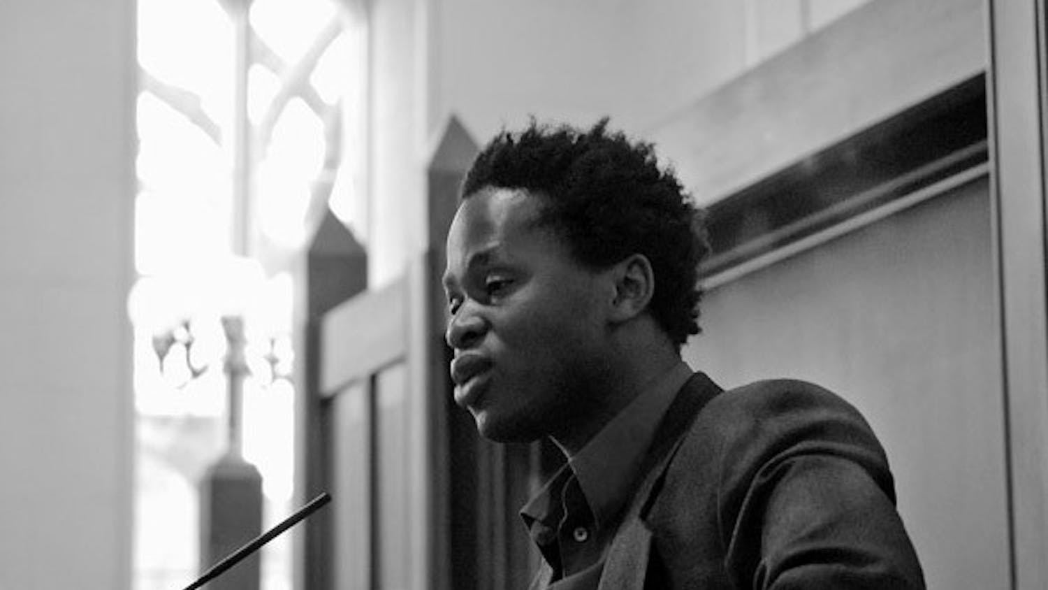 Former Sierra Leone soldier speaks at Penn