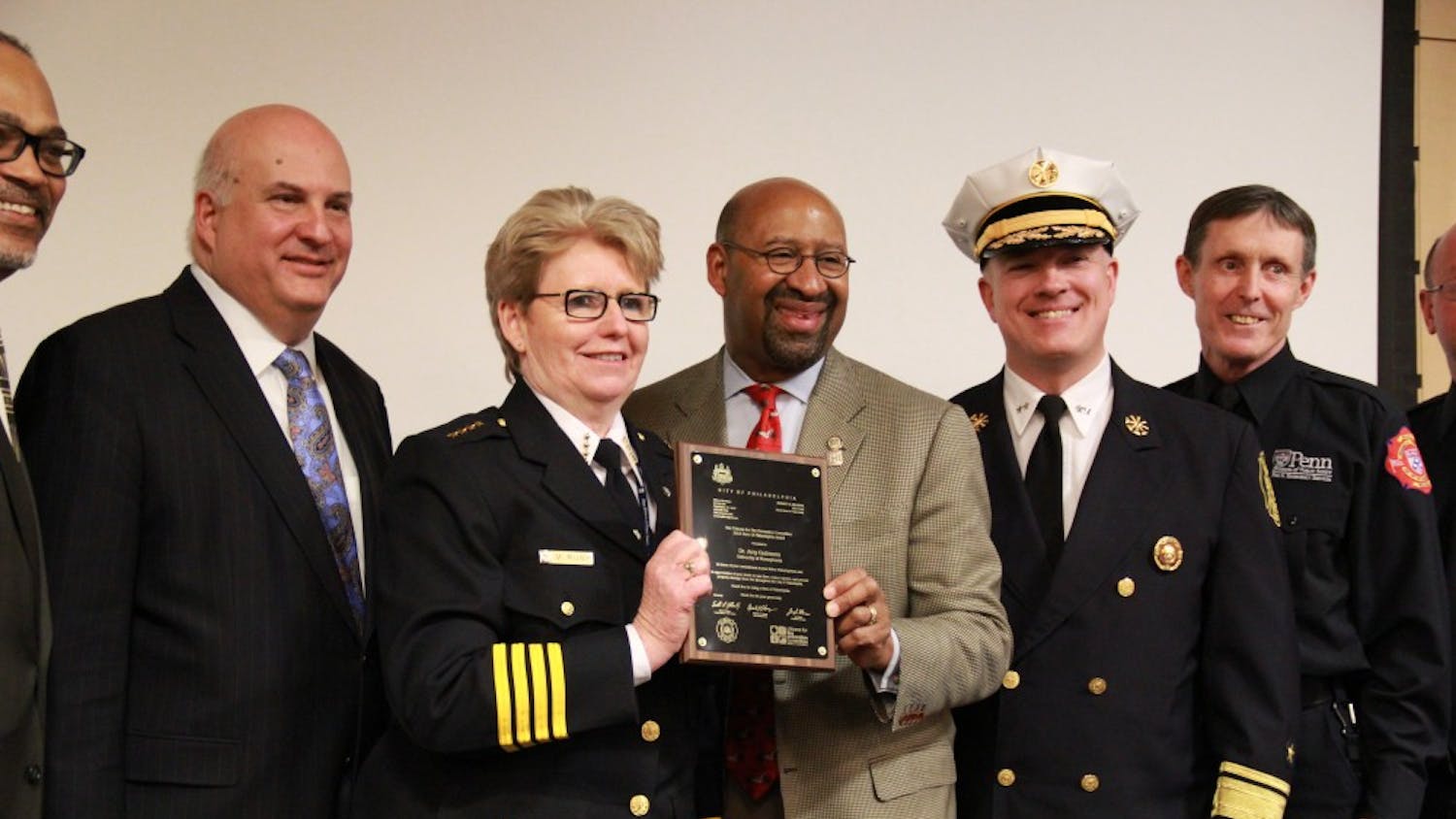 Mayor Michael Nutter speaks at DPS Commendation ceremony