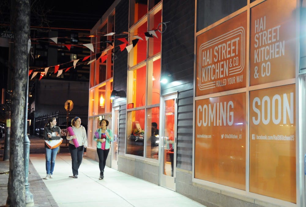 Hai Street Kitchen Opening on Sansom