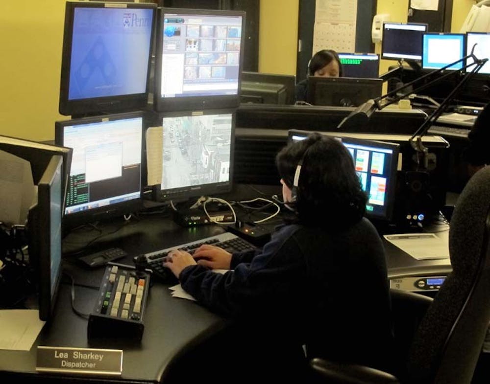 	The PennComm center monitors emergency calls and CCTV to prevent crime on campus.