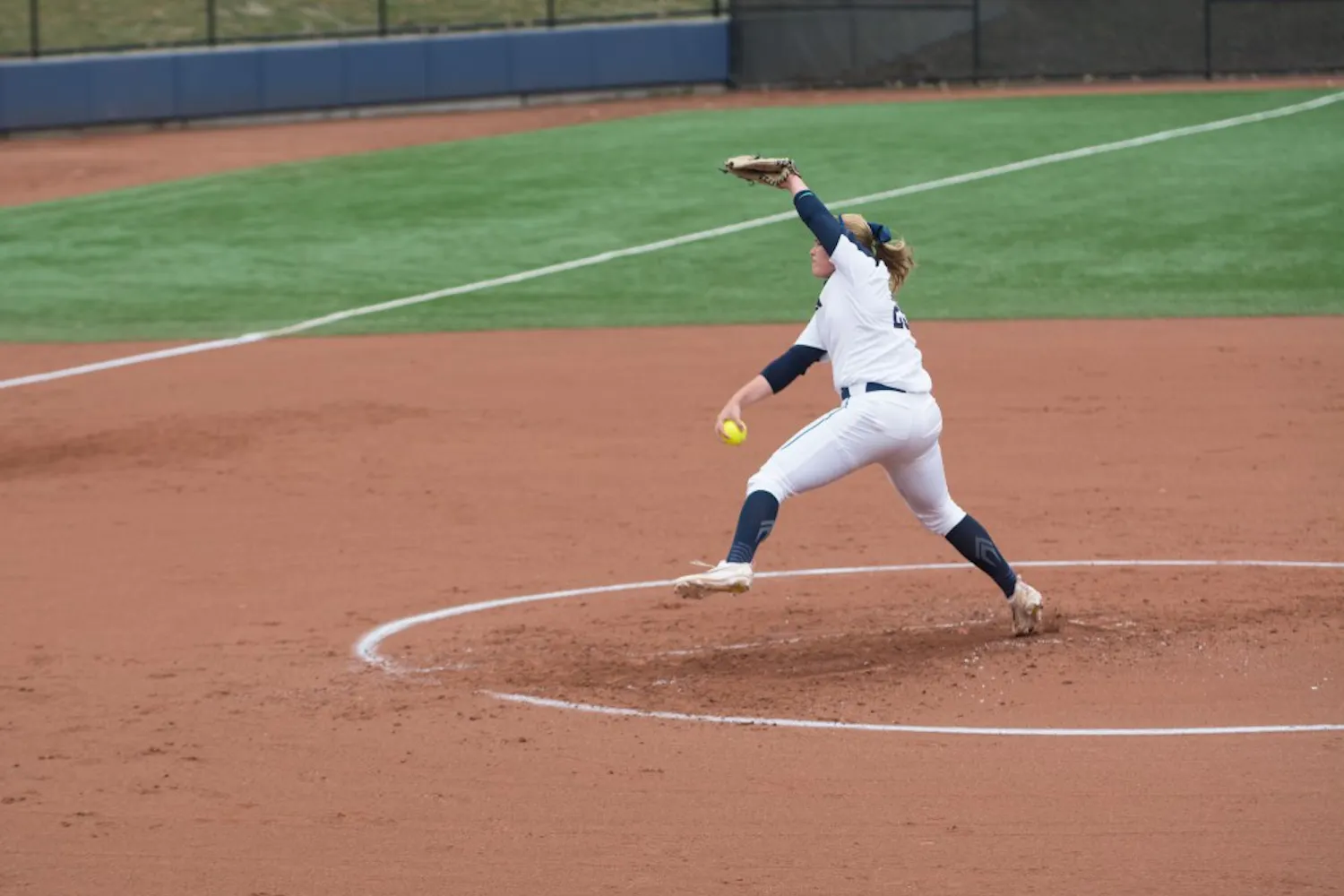 The go-to girl for Penn softball on the mound, senior pitcher Alexis Sargent was impressive as always on Sunday, tossing a complete game shutout against Rider to boost Penn to a 2-2 weekend.