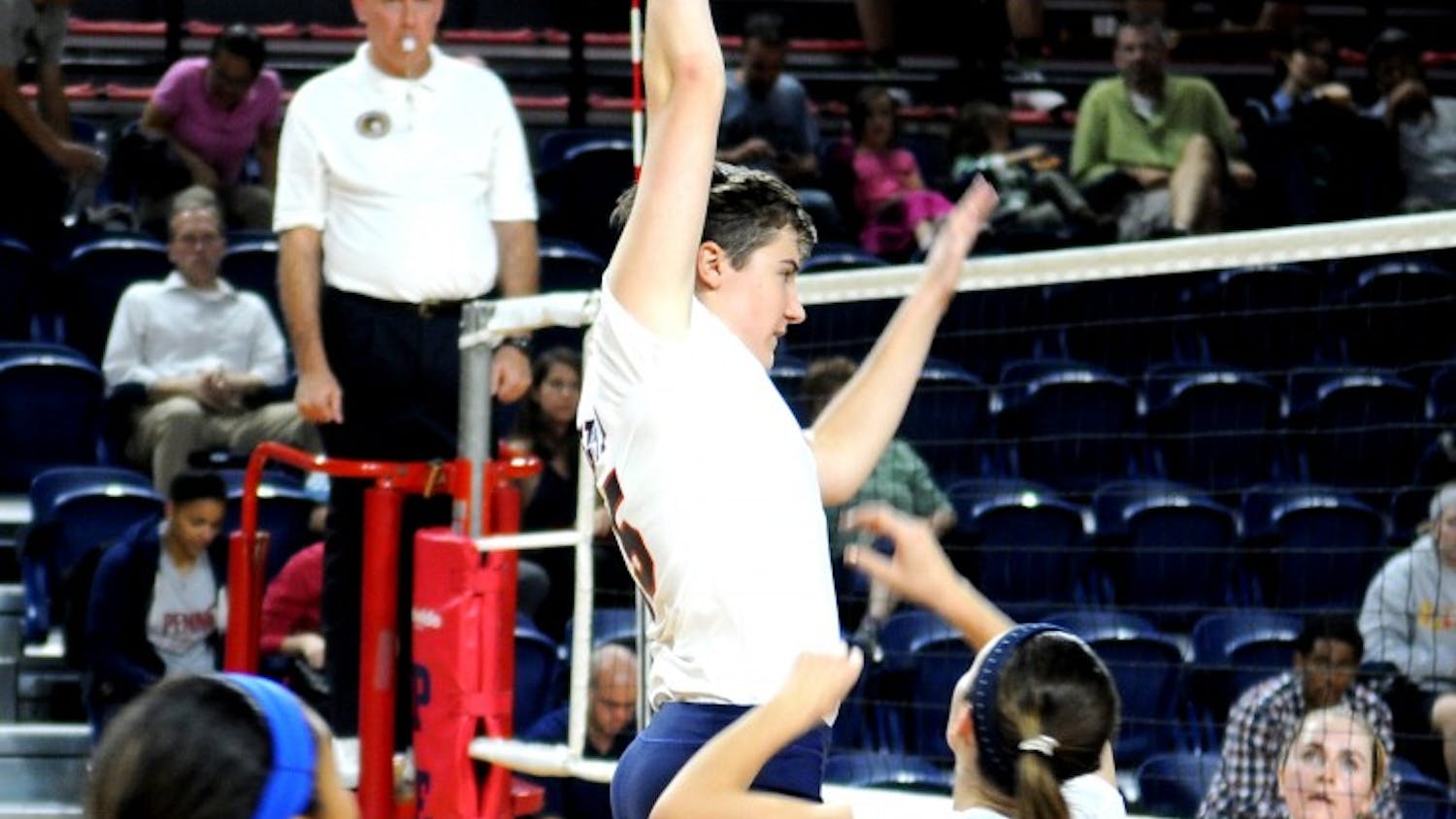 Girls Volleyball vs Columbia game at The Palestra