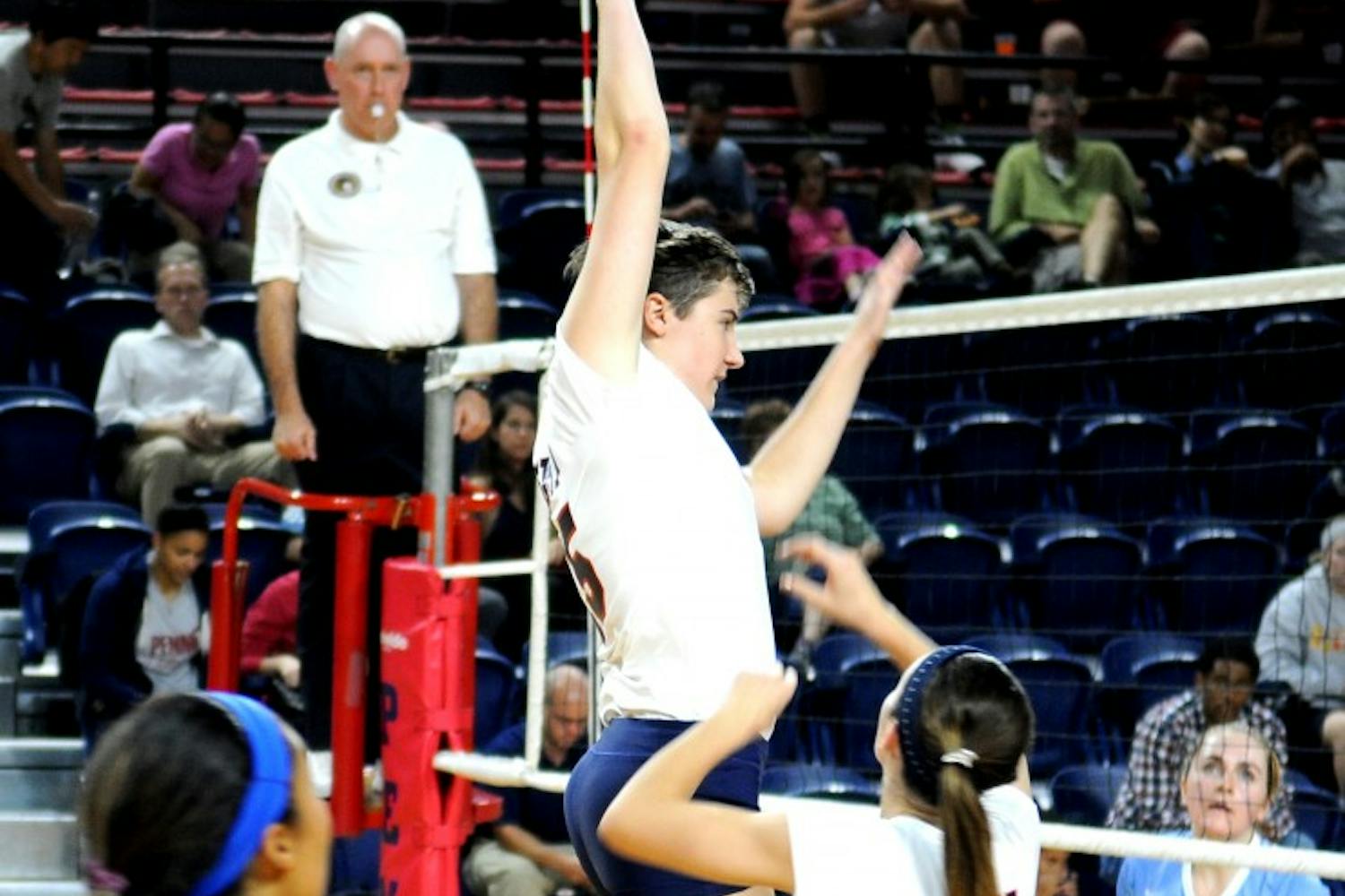 Girls Volleyball vs Columbia game at The Palestra