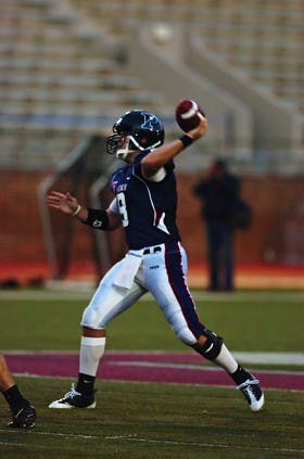 Olson now leads with both a leg and an arm