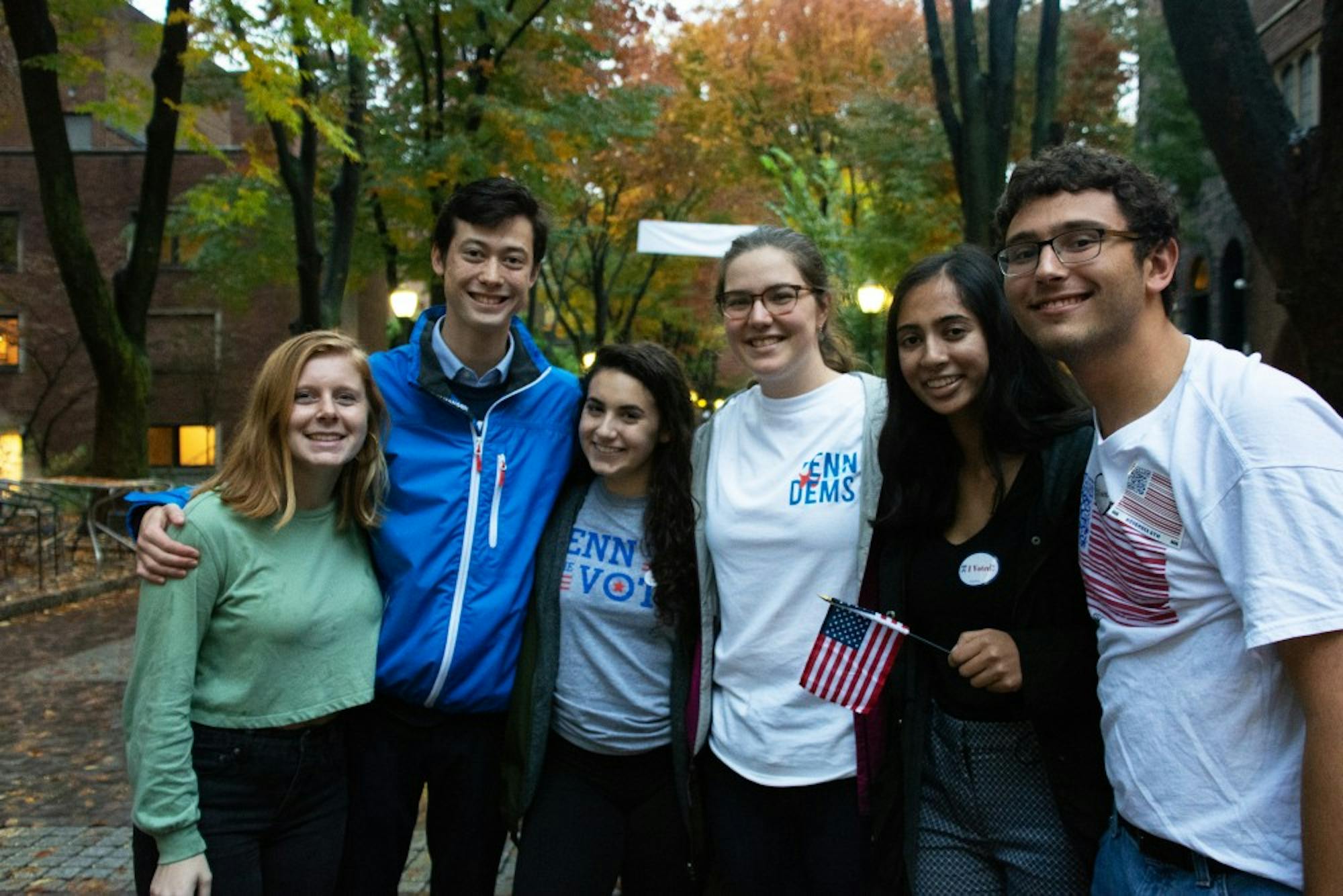 Penn Dems Locust Walk Voting Midterms 2018