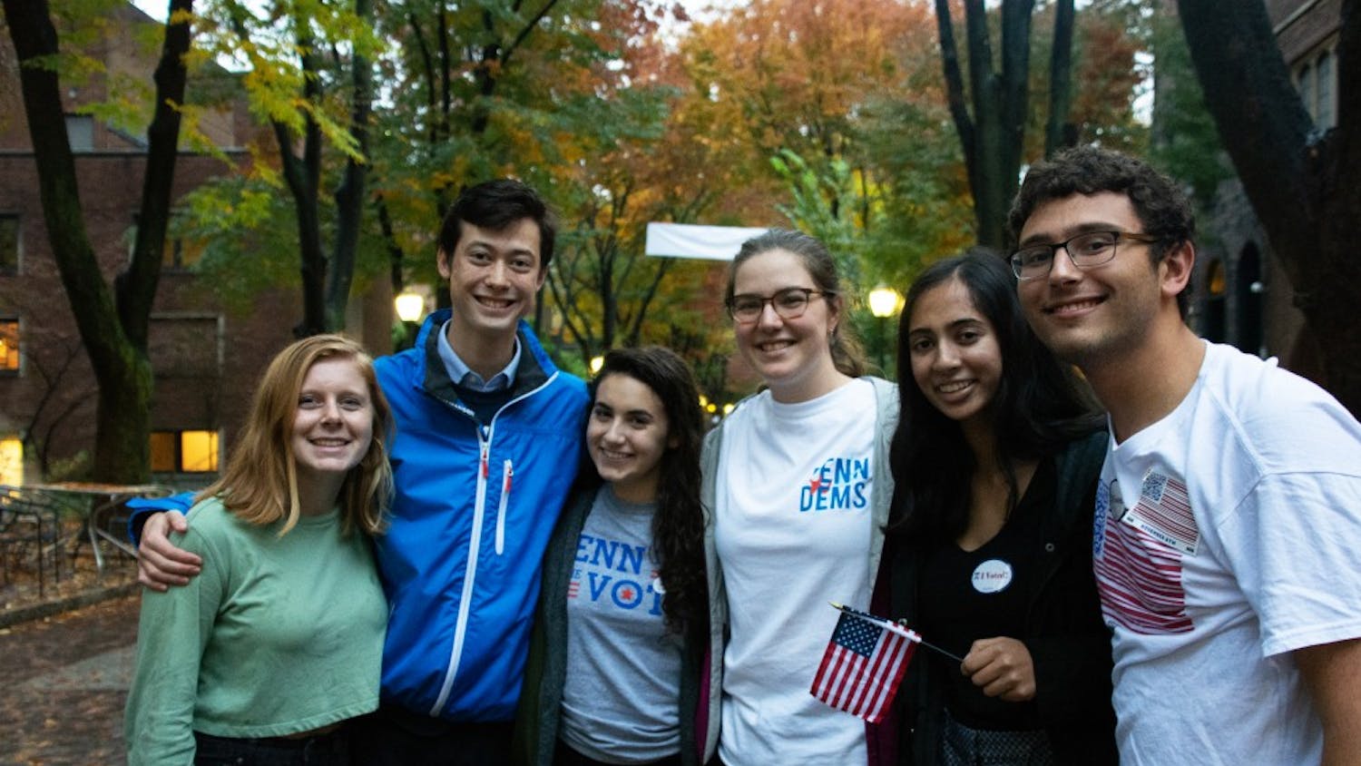 Penn Dems Locust Walk Voting Midterms 2018