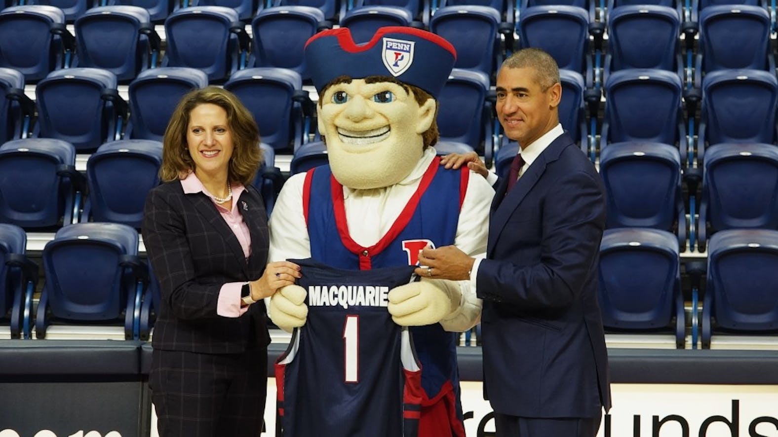 Palestra Macquarie Quaker Mascot