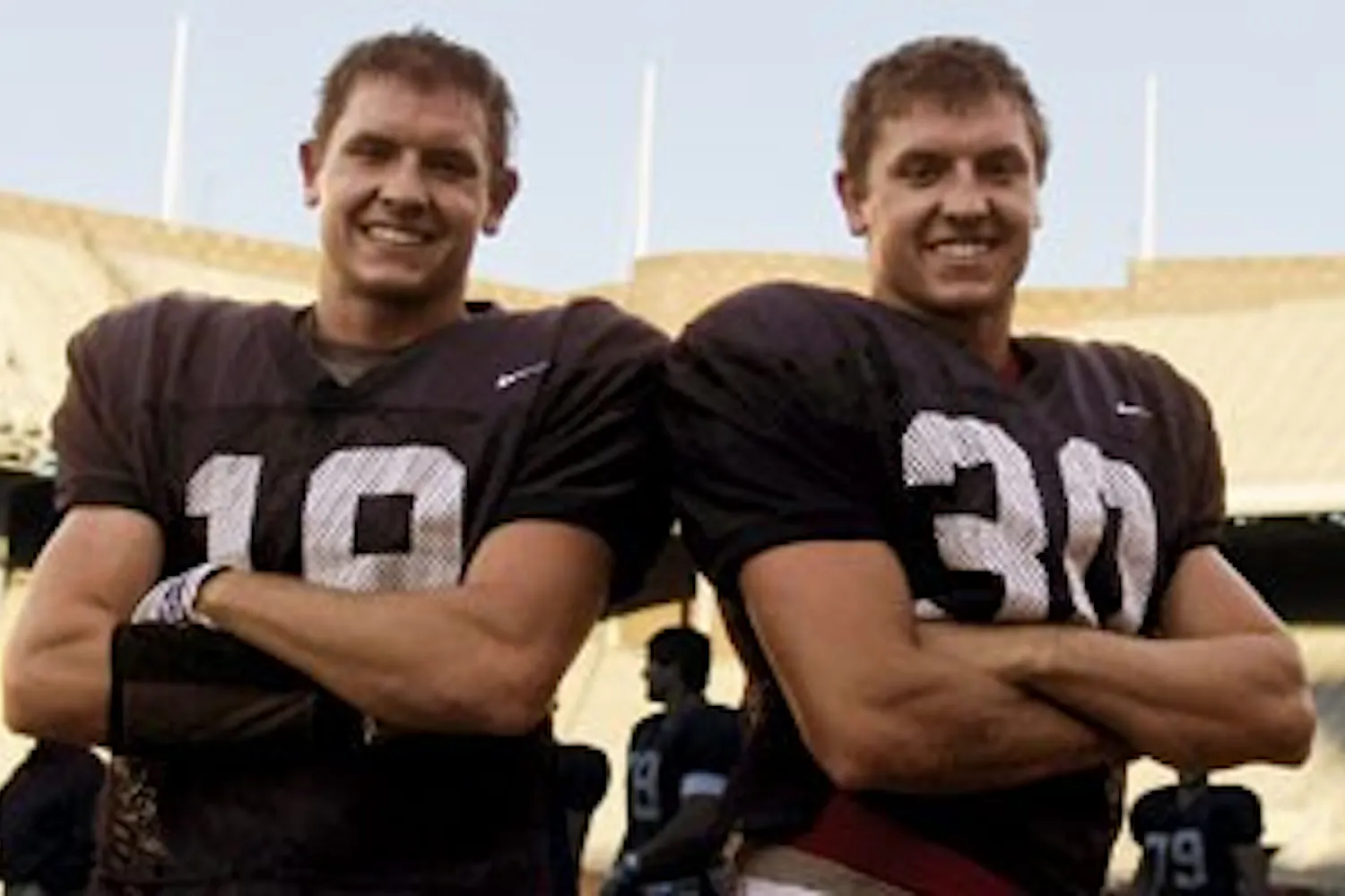 Football twins tap unique Powers