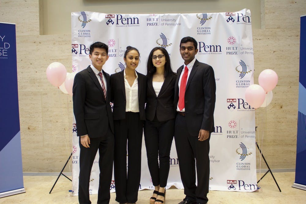 The winning team, Team Haya, includes Engineering and Wharton freshman Nishita Jain, Wharton freshman Riddhi Surana, College and Wharton freshman Varun Vallabhaneni and Wharton freshman Charles Zhang.