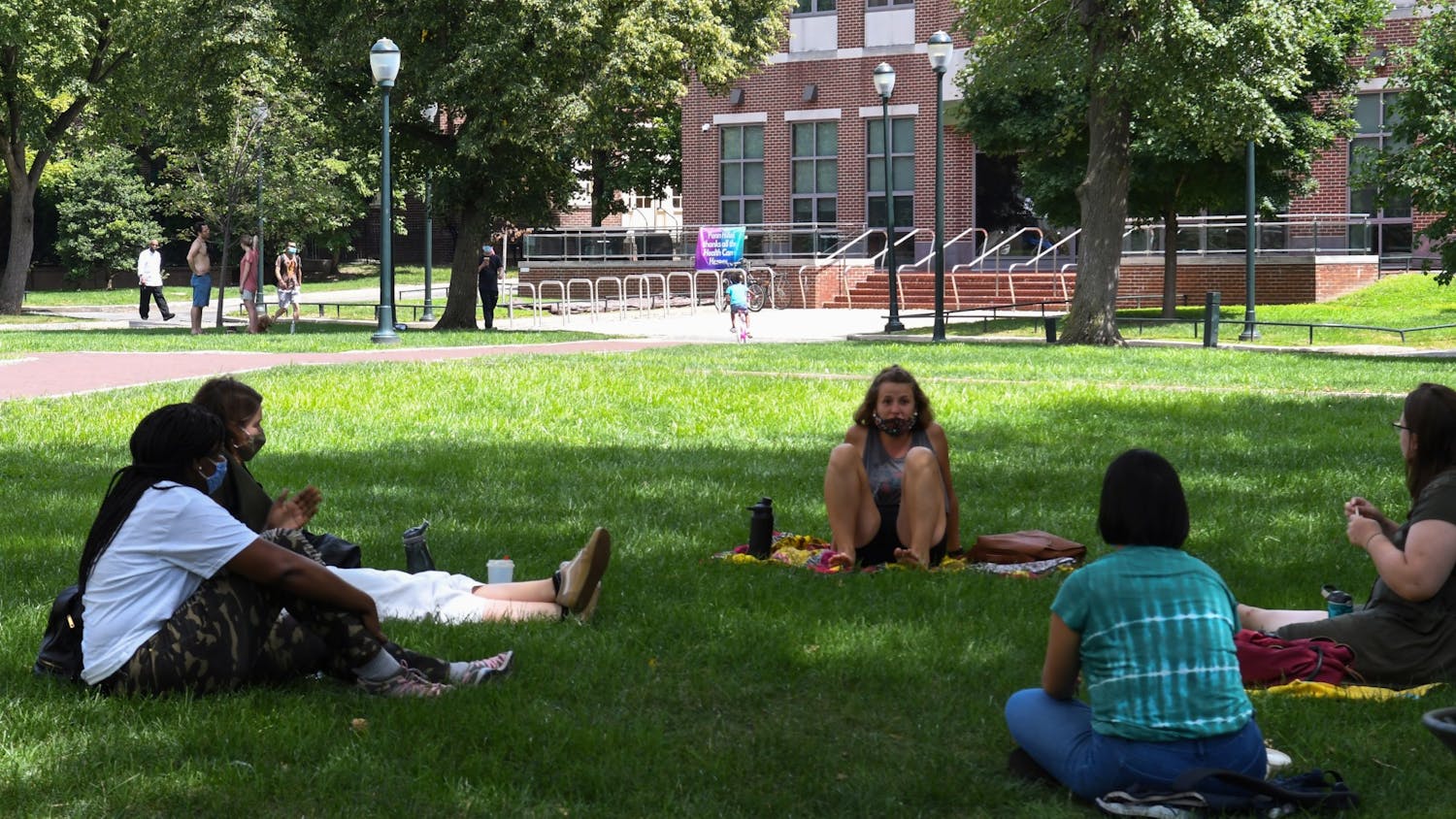 Friends Social Distance Gathering Circle Coronavirus Fall Semester 2020.jpg