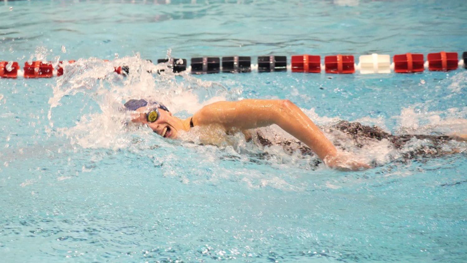 Women's swimming defeats Columbia 215-85 in their first home meet of the season, winning all 16 events and breaking 5 pool records.