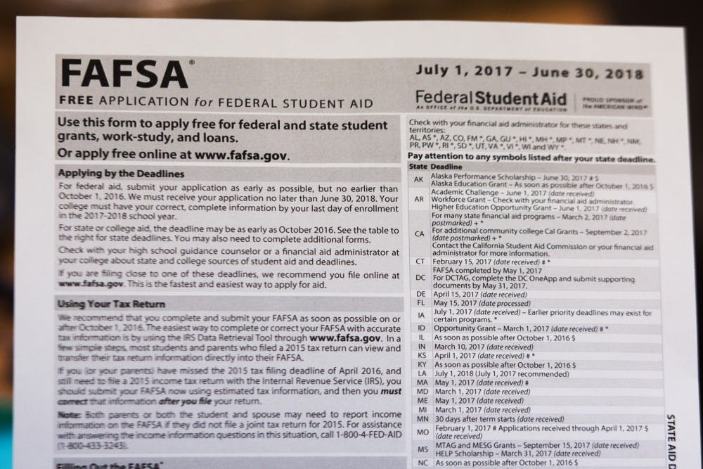 University Director of Financial Aid Elaine Papas Varas believes the disablement of the data tool will not make the financial aid forms significantly more difficult to complete.