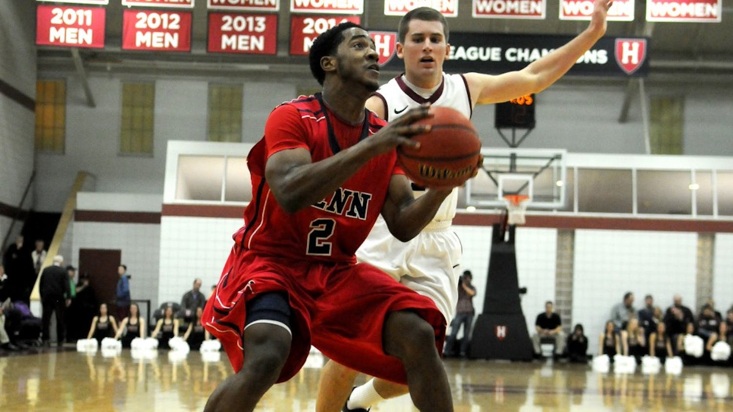 Freshman guard Antonio Woods stepped up in the absence of junior captain Tony Hicks, put up a team-high 12 points and four assists. However, the effort was not enough as Penn fell handily to Harvard, 69-46
