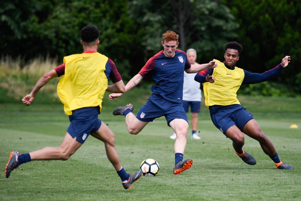 U S Men S National Soccer Team Practices At Penn Ahead Of Friendly Vs Bolivia The Daily Pennsylvanian