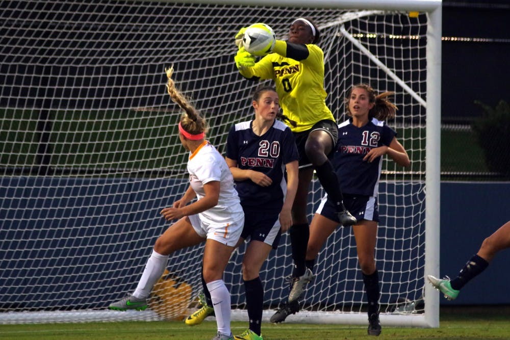 Junior Carrie Cook is filling in at goalkeeper for injured starter Kalijah Terilli.