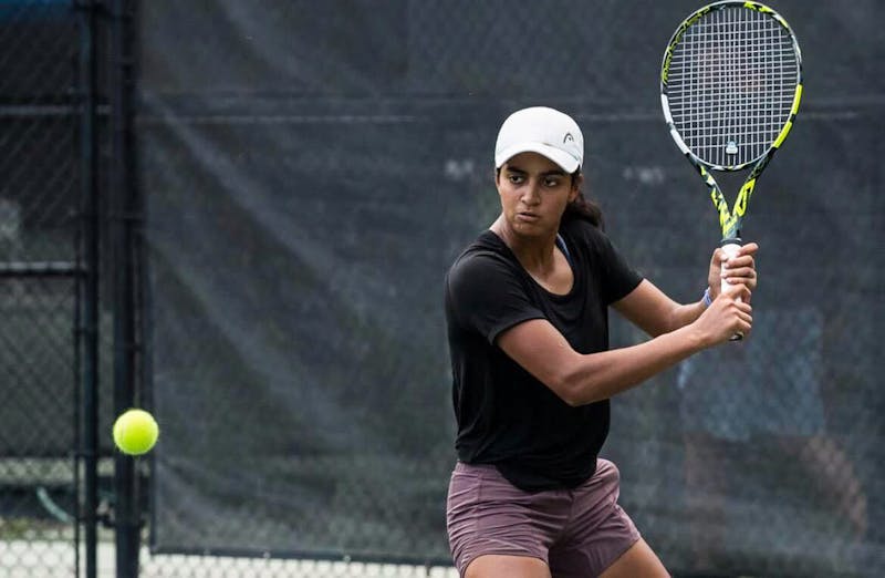 Esha Velaga prepares to represent Penn women&#39;s tennis at ITA Nationals