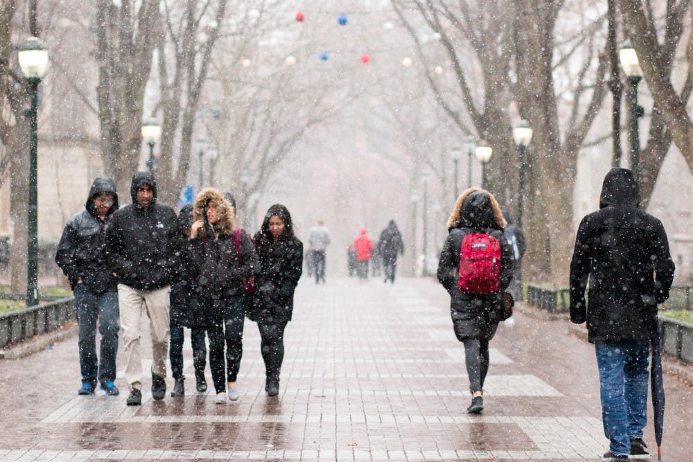 Students express frustration over the markedly short length of Penn's winter break when compared with other Ivy Leagues and colleges across the nation.