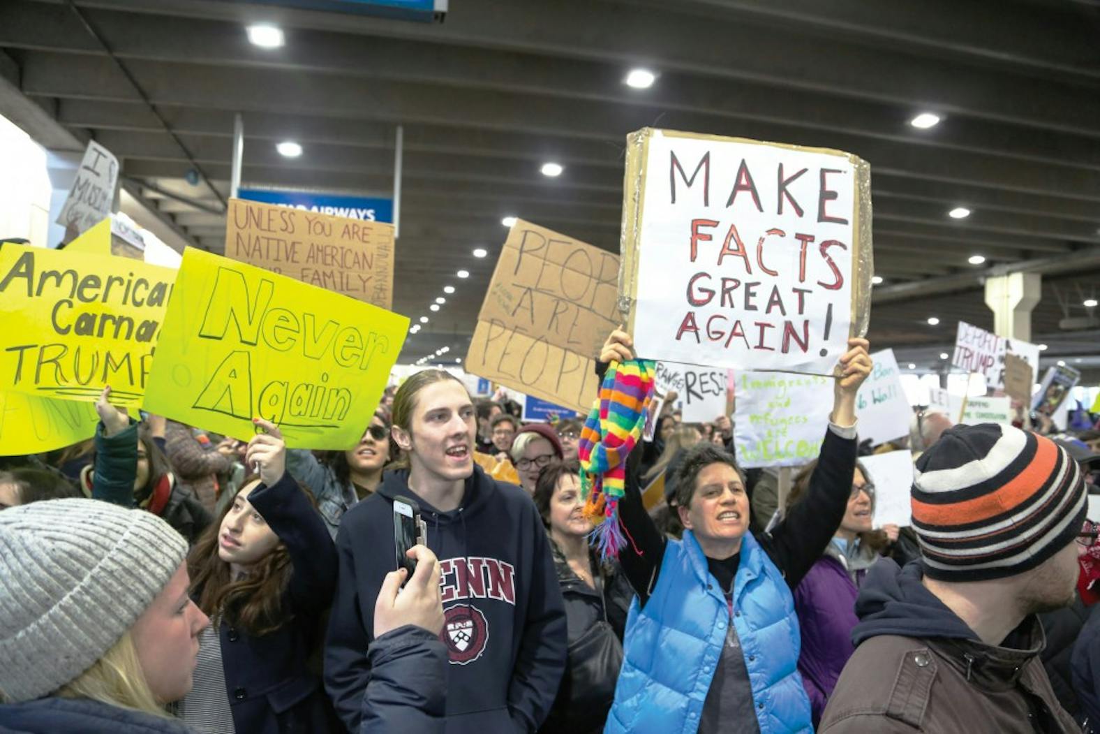Philadelphia International Airport protest