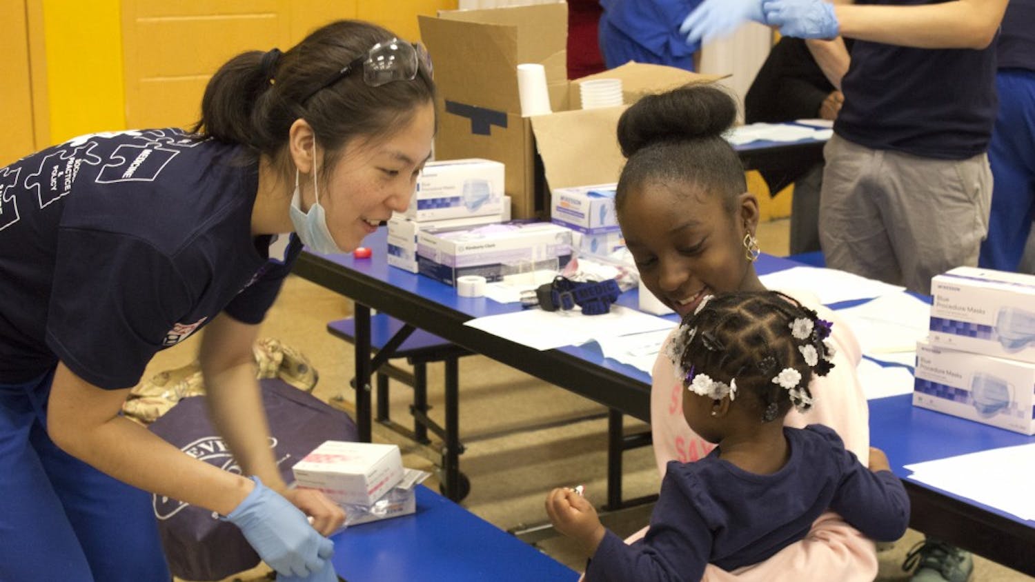 Penn nursing and graduate students provided free health services to West Philadelphia residents. (File Photo)