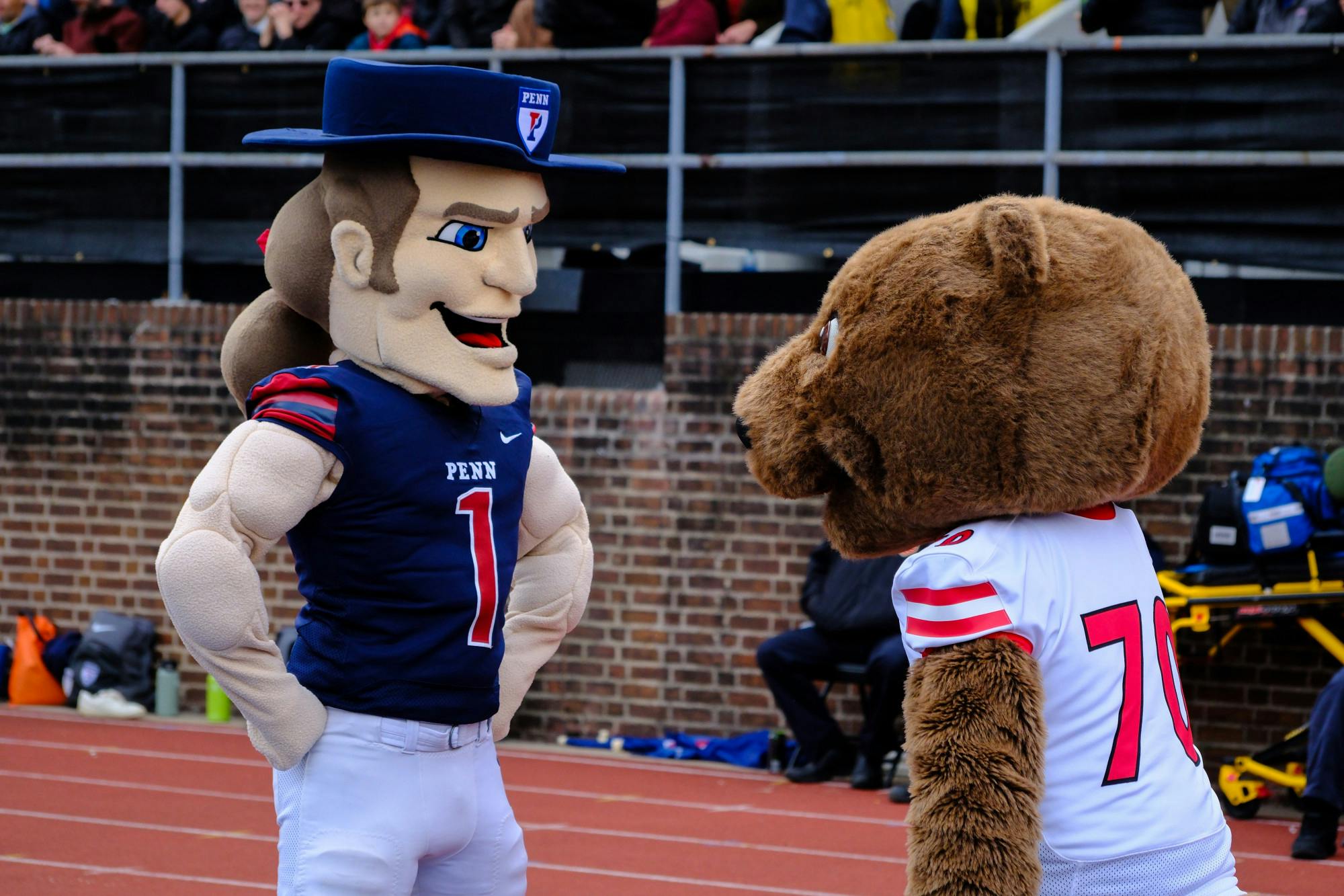 11-04-23 Football vs Cornell Mascots (Abhiram Juvvadi).jpg