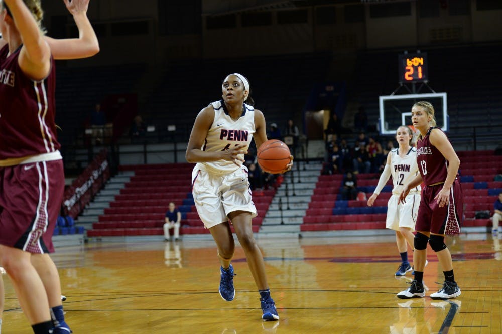 Sophomore forward Michelle Nwokedi readies to potentially&nbsp;lead Penn women's basketball to the program's&nbsp;first-ever NCAA Tournament win.