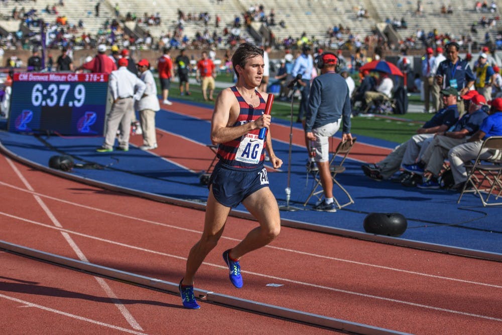 Recent graduate Chris Hatler was one of two Penn grads to compete in the senior competitions at the USA Track and Field championships.