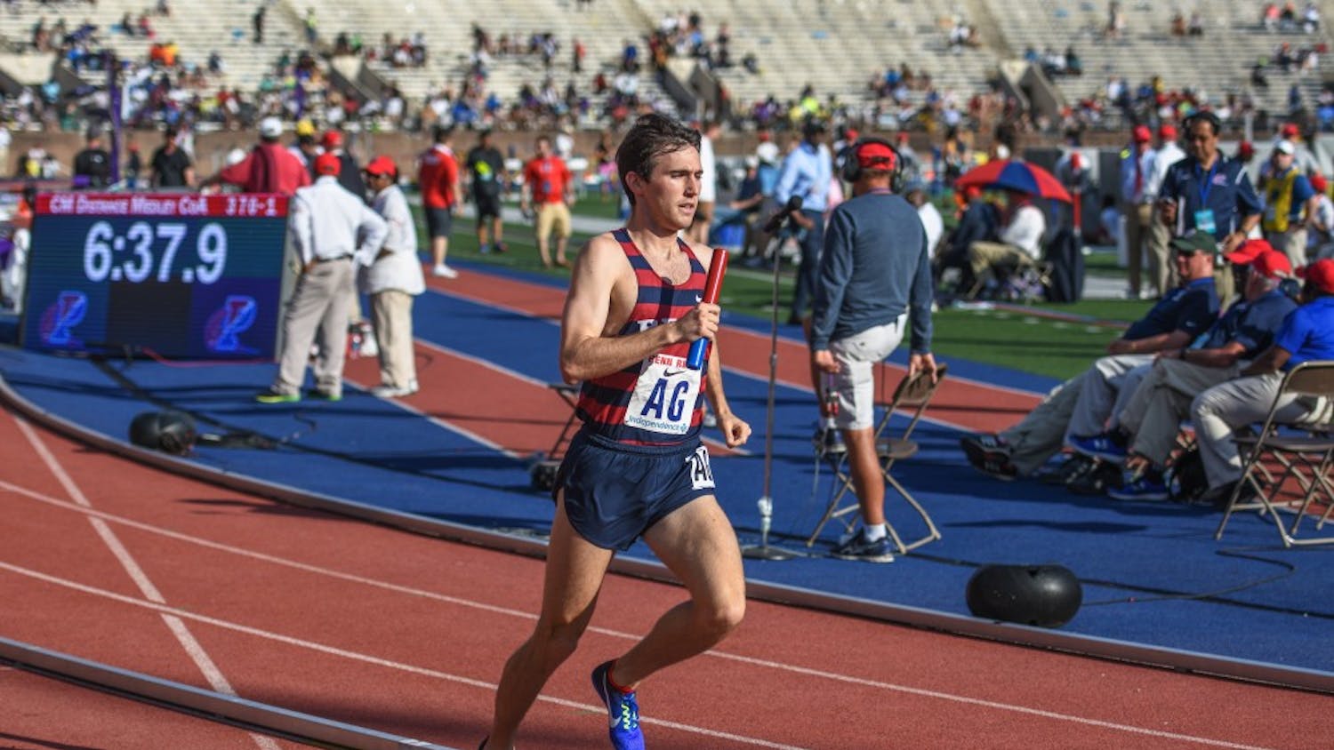 Recent graduate Chris Hatler was one of two Penn grads to compete in the senior competitions at the USA Track and Field championships.
