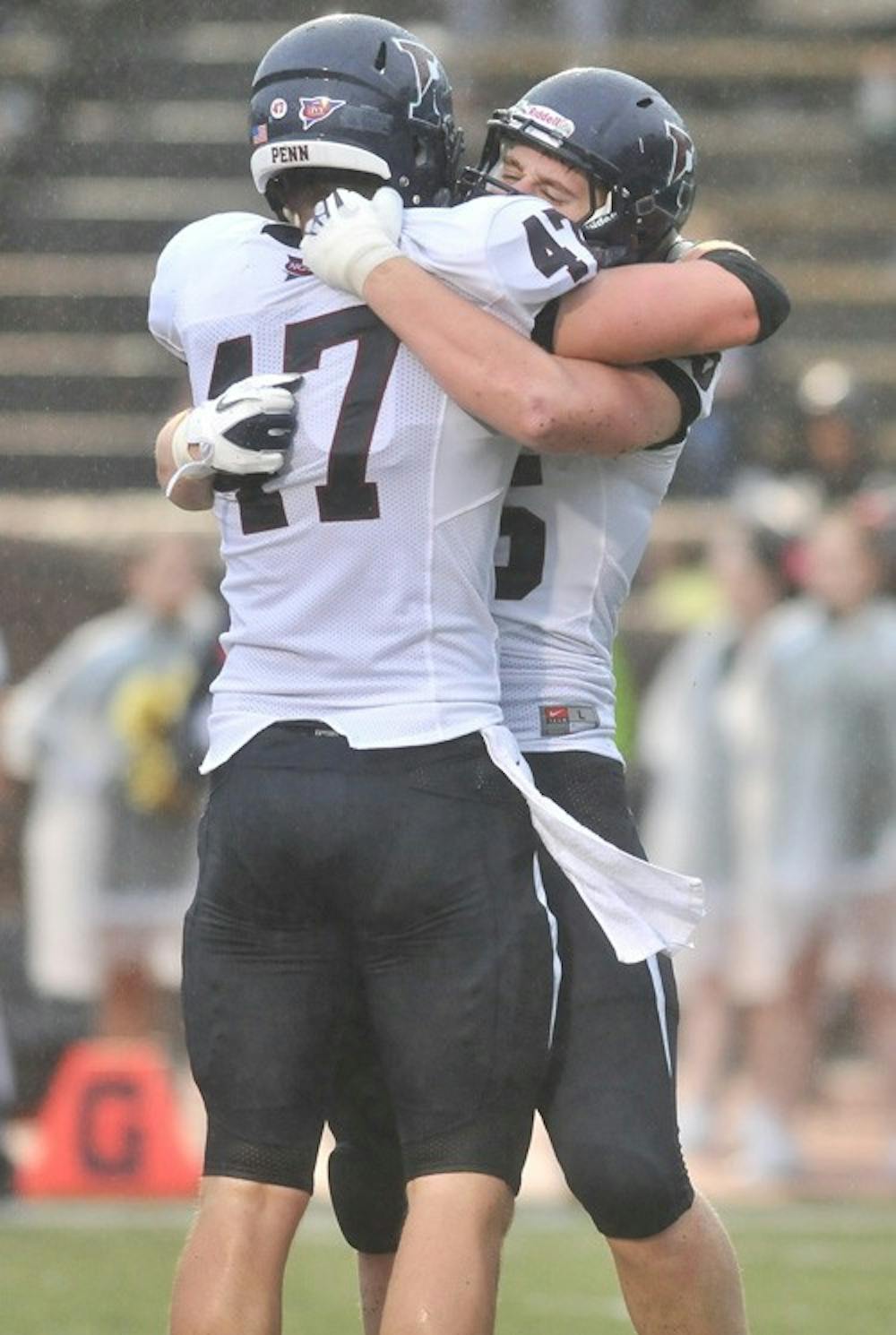 Penn football lost to William and Mary 27-14 in Williamsburg, Va. on a rainy Saturday afternoon. Austin Taps had two sacks and Dan Wilk posted one interception. 