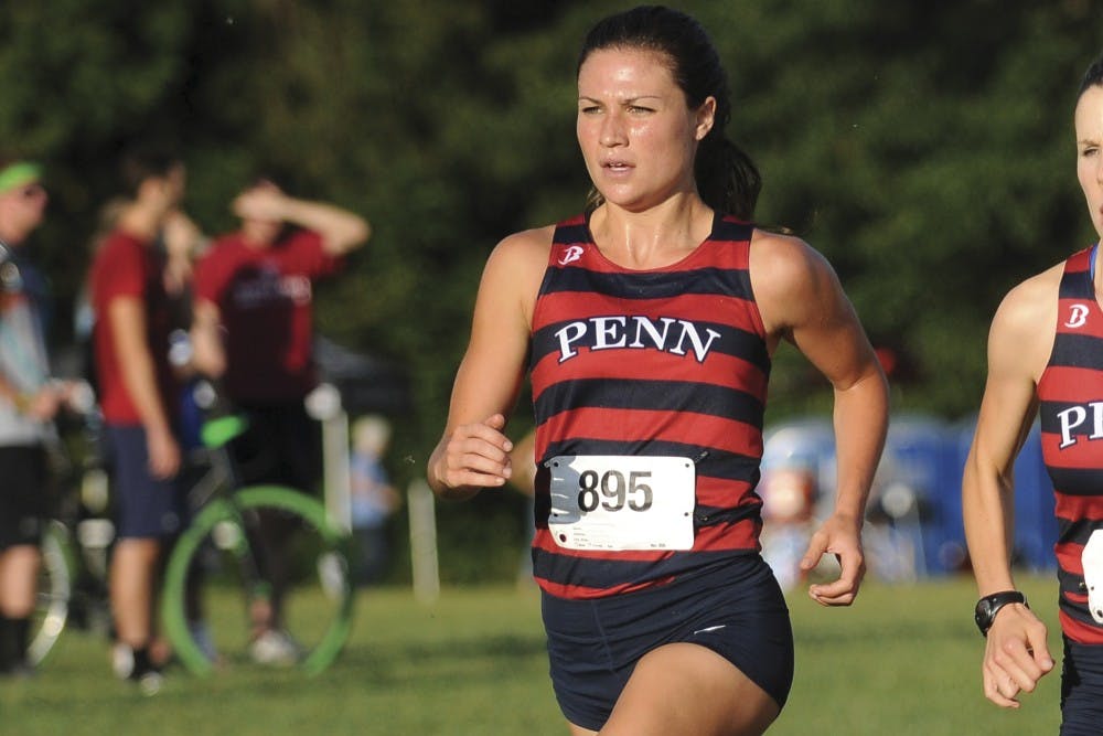 Junior Ashley Montgomery has broken out as the top runner on Penn women's cross country this year.