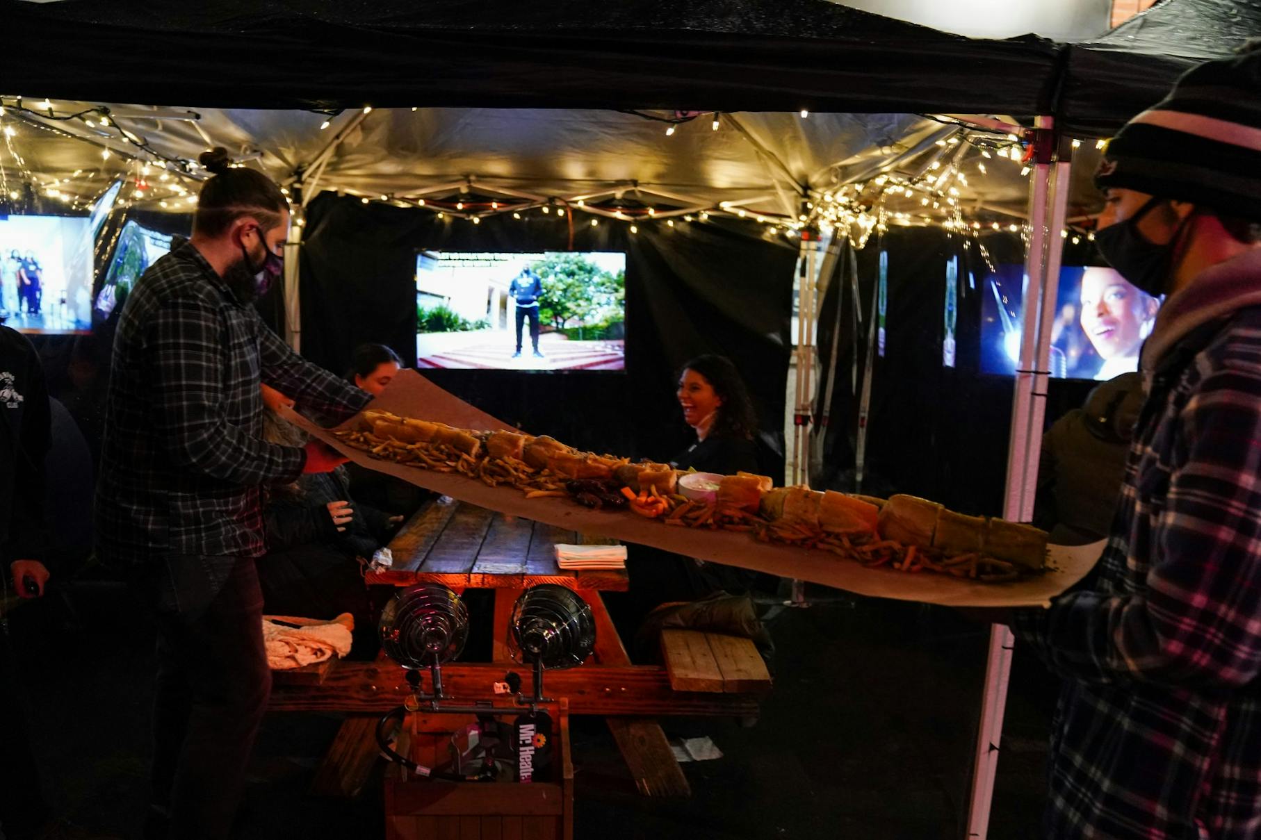 Super Bowl 2021 Tradesman's Cheesesteak Outdoor Dining.JPG