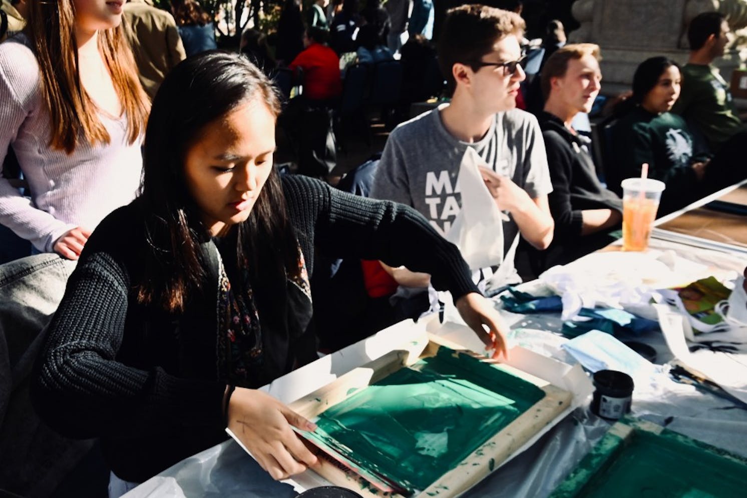 Epsilon Eta Screen Printing Greenfest