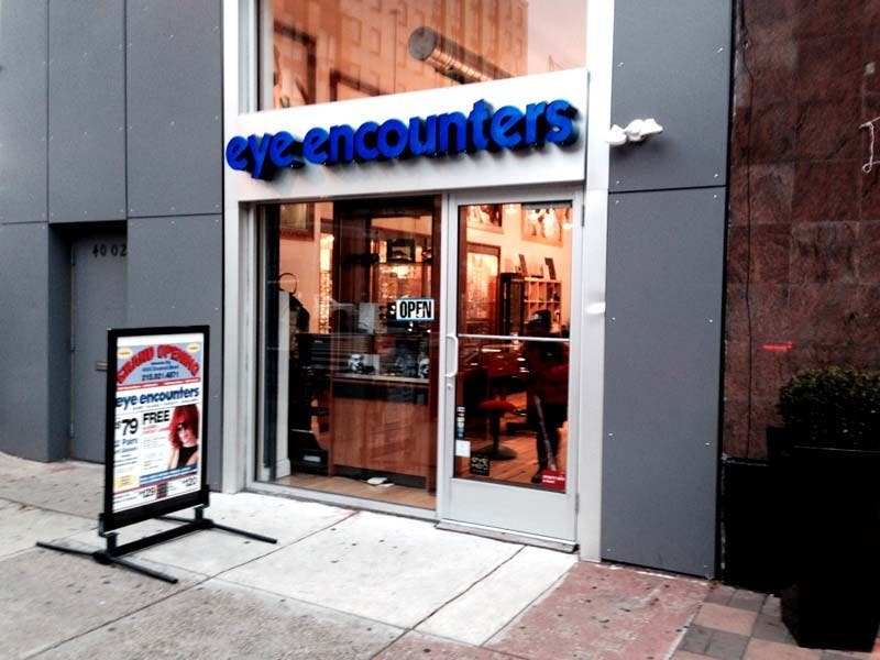 	The building that houses Eye Encounters, at 4002 Chestnut St., is one of two in the area around 40th and Market streets that has undergone work reimbursed through through the Storefront Improvement Program. The community is using the program, which incentivizes investment in businesses, as a tool to revitalize the area.