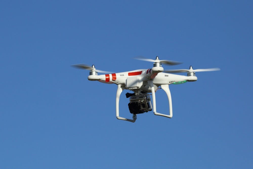 Every drone on Penn's campus must be under 55 pounds, and must fly below 200 feet at a speed of less than 100 miles per hour.