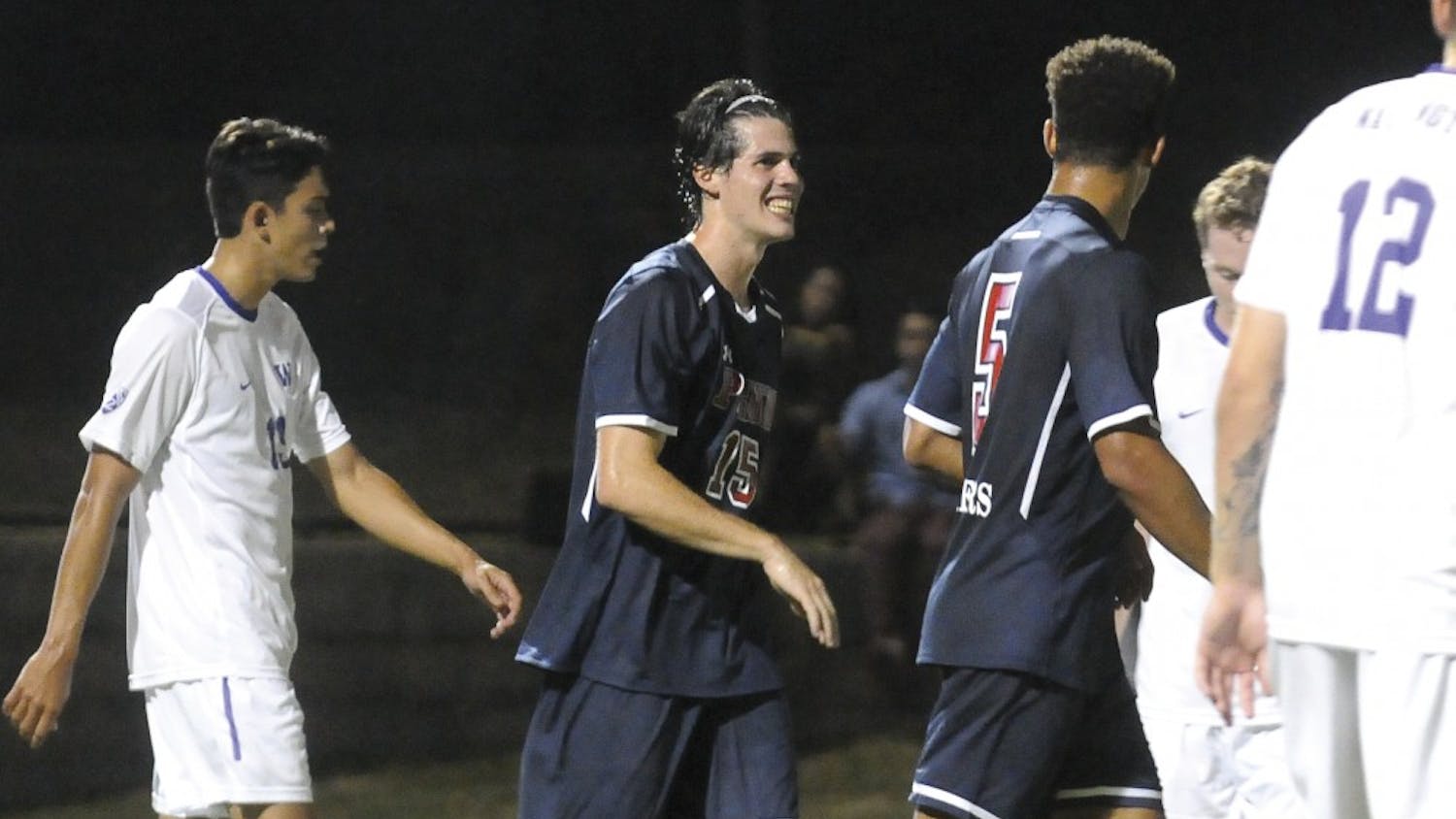 Junior midfielder Matt Poplawski saw his shot in the 86th minute sail high, thus continuing Penn's scoring woes in 2015.