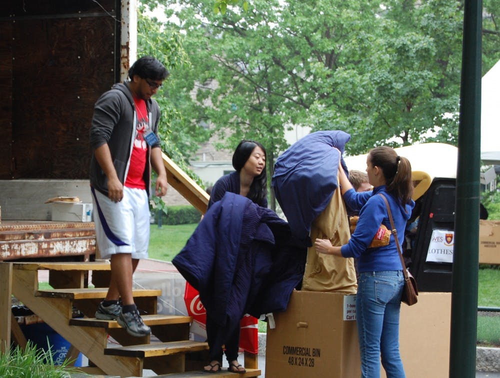 	Students donate their furniture and other goods to PennMOVES which is then donated to Goodwill Industries and sold in their stores.