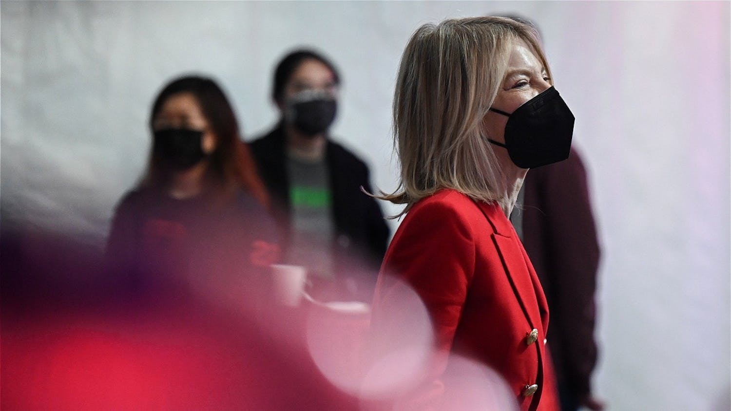 Former Penn President Amy Gutmann at her farewell celebration on Feb. 10.