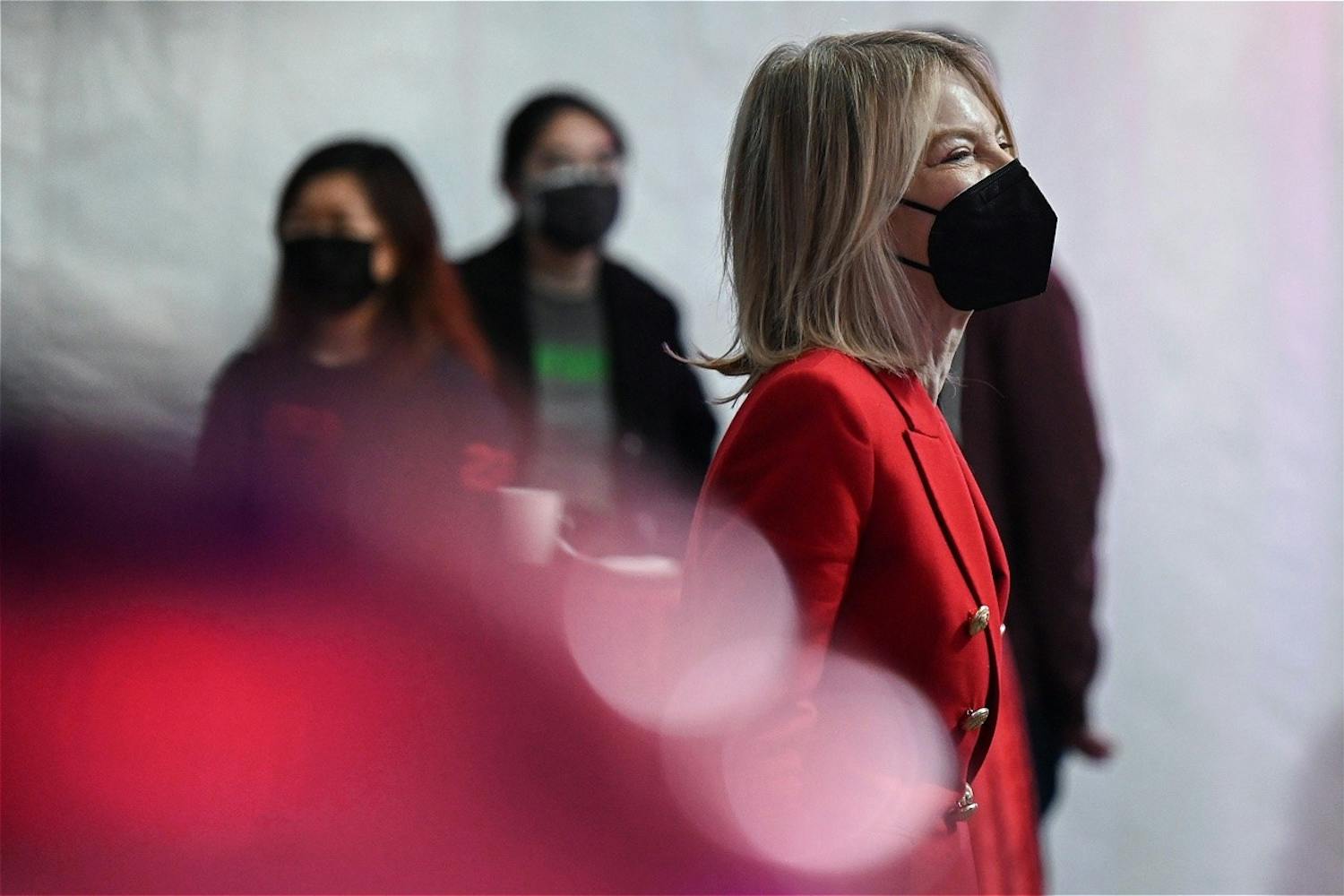 Former Penn President Amy Gutmann at her farewell celebration on Feb. 10.