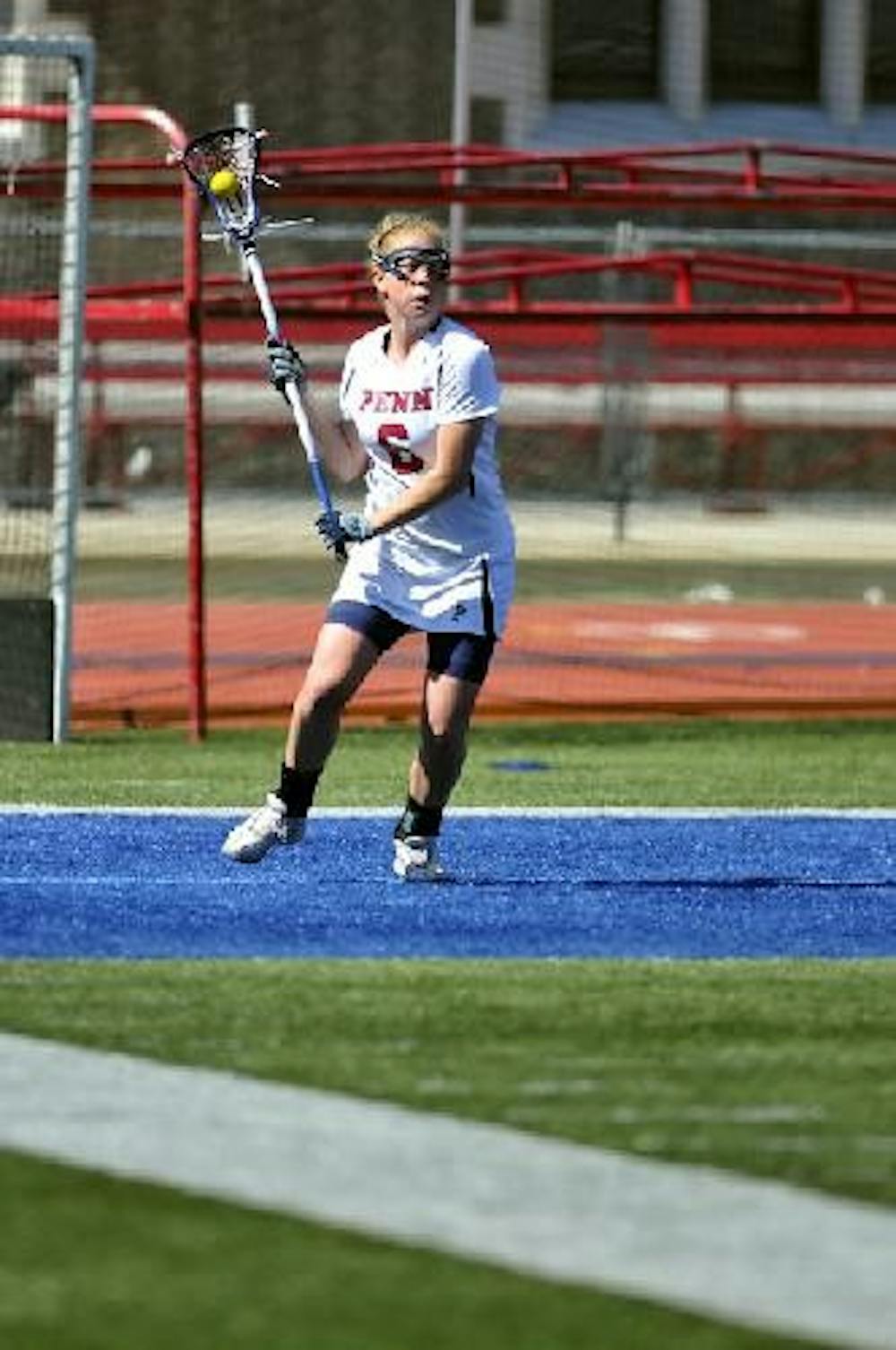 Senior Tory Bensen helped Penn defeat Harvard with a four-goal performance, yet none of her goals were bigger than her last, which came in double overtime to give Penn a 10-9 victory.