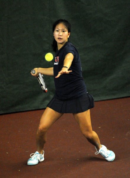 Women's Tennis versus Buffalo, Penn loses