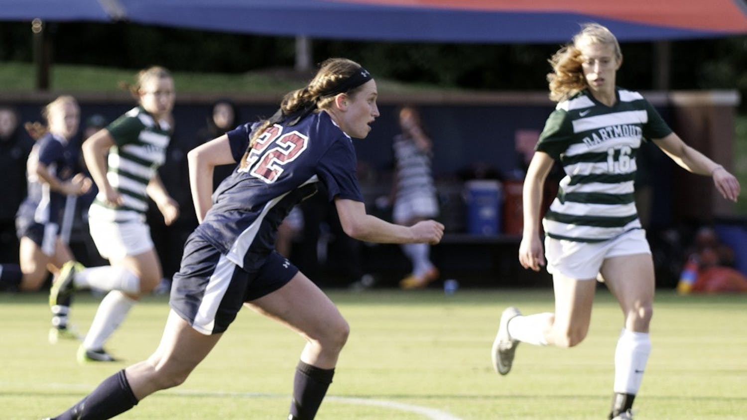 The Quakers’ roster on the field has been in flux throughout the 2015 season. Junior Olivia Blaber exemplifies this trend better than anyone - she started the season on defense, moved up to midfield and scored her first goal of 2015 while playing attack against Dartmouth.