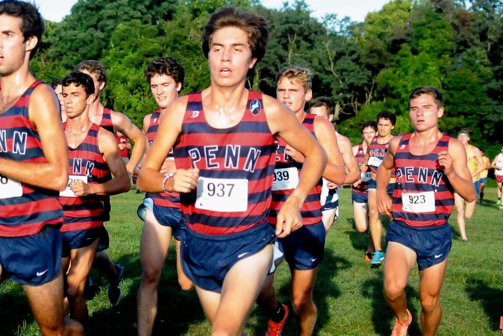 Big 5 Cross Country Meet.  Penn dominated