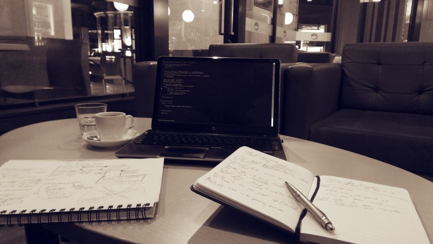 Writing cafe