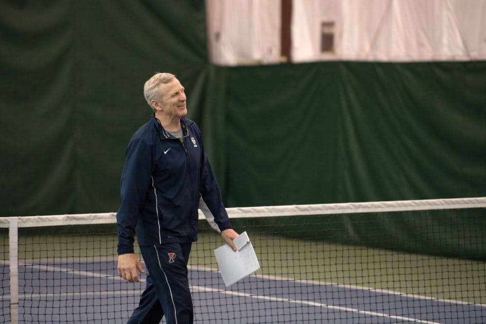 Men's tennis coach David Geatz has enjoyed success at every stop in career, from stints in New Mexico to Minnesota to Ithaca. He will be key if his Quaker team is to complete a program turnaround in '16.