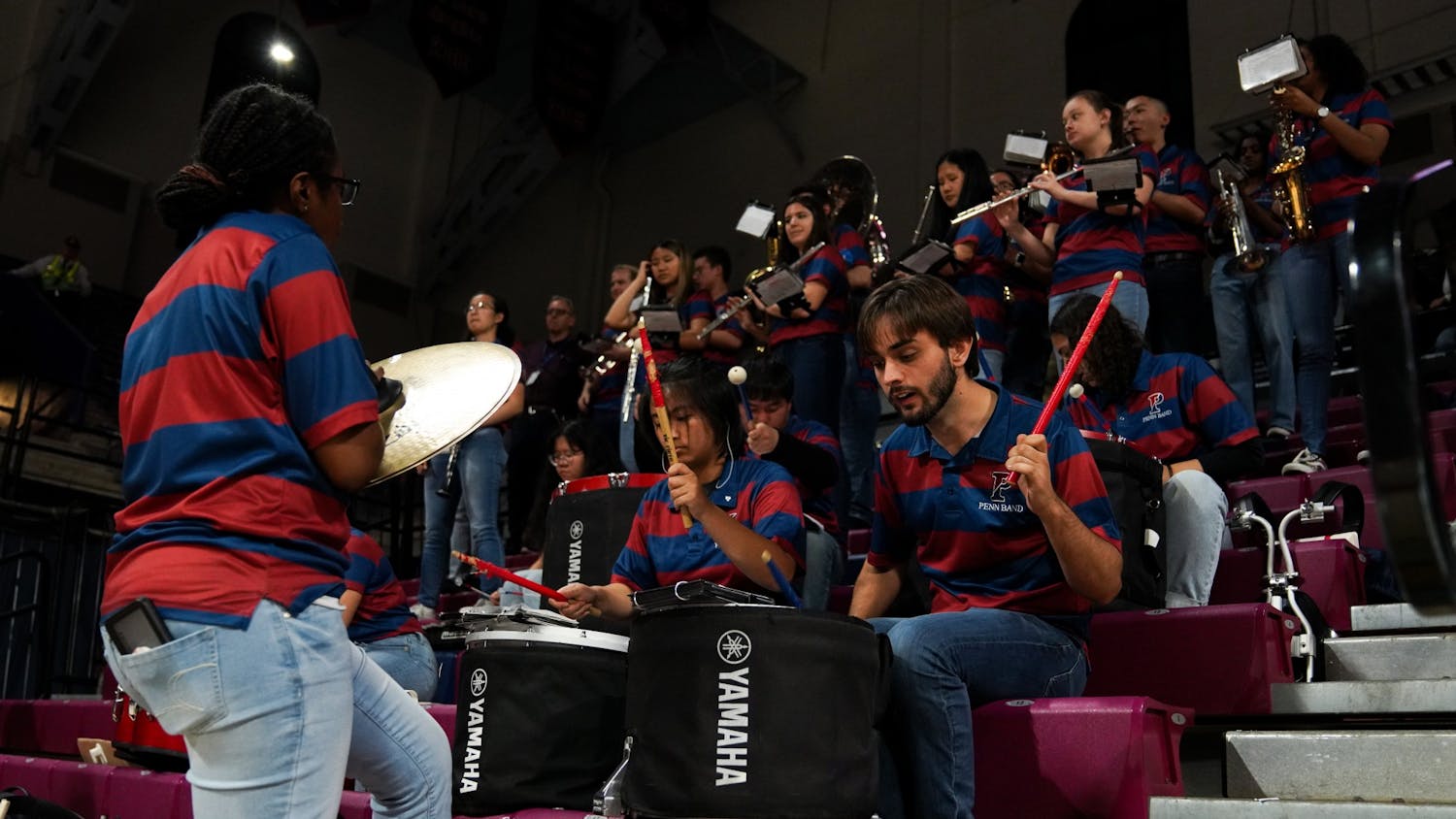 11-13-22 Men's Basketball vs Towson Penn Band (Anna Vazhaeparambil).jpg