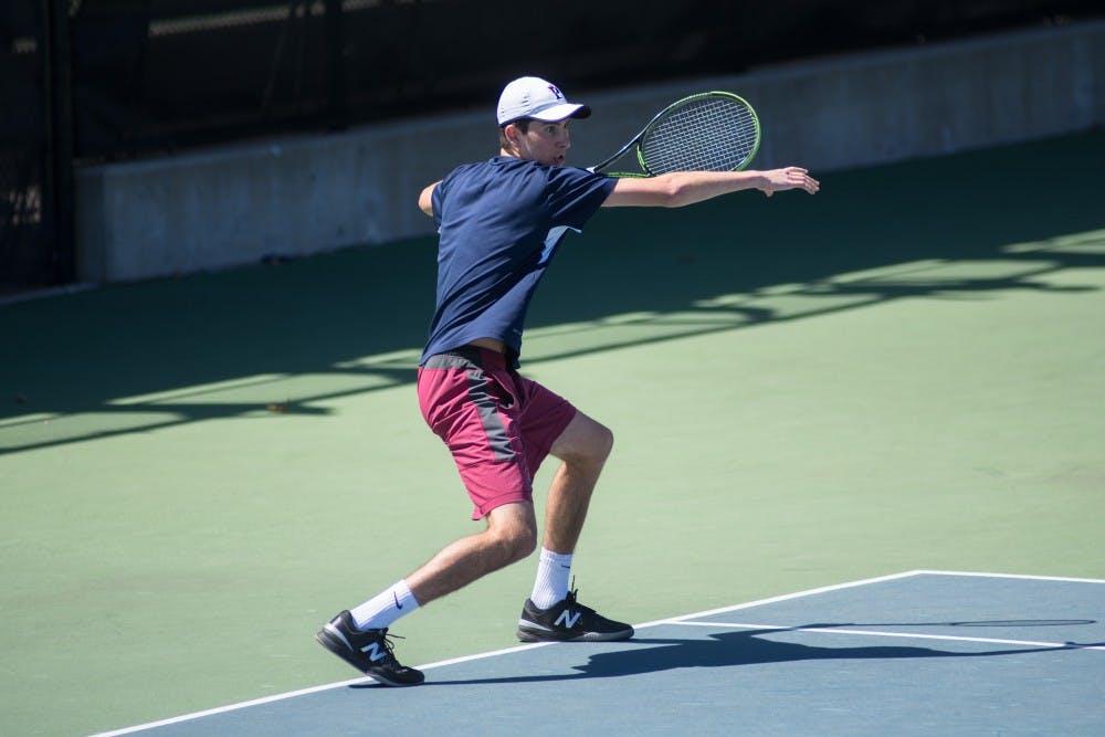 For Penn men's tennis to get on the board in Ivy League play, sophomore star Kyle Mautner will likely need further trademark performances in contests against Yale and Brown.